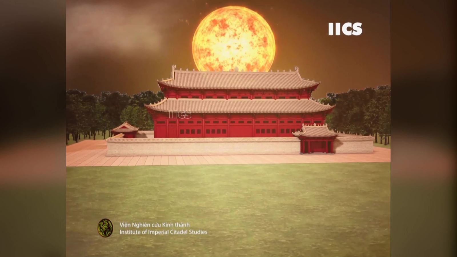 Phục dựng hình ảnh 3D Hoàng cung Thăng Long thời Lý